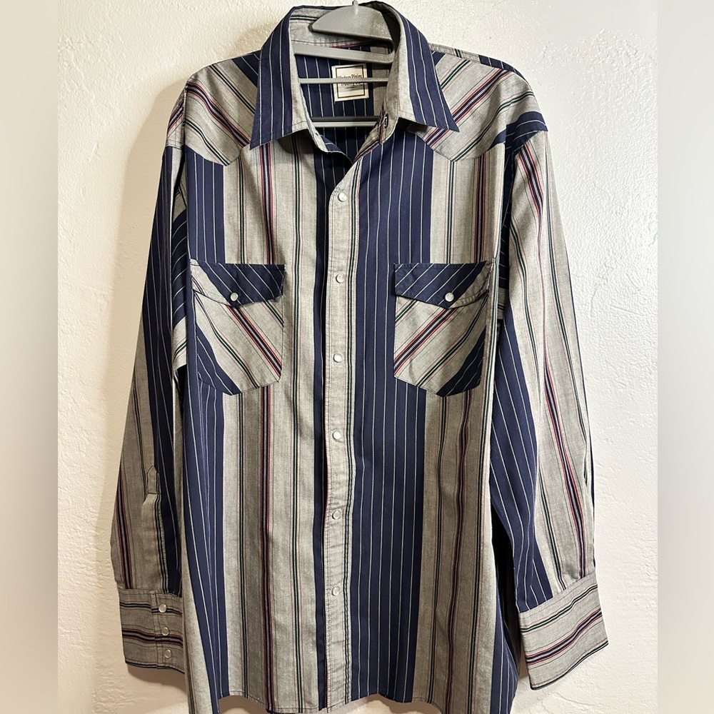 Vintage Western Plains Trading Co Button Down-Size L